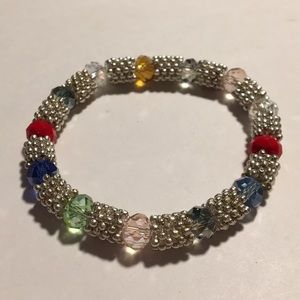 Swarovski crystal stretch bracelet NEW